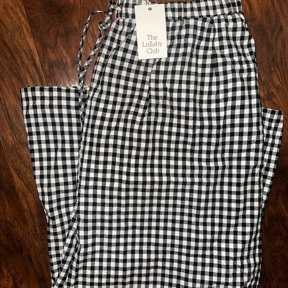 Black Gingham Pants - Picture 3 of 3